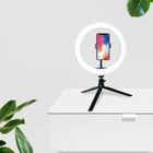 Statyw z lampą pierścieniową LED do nagrywania filmów, makijażu, 2,1m