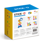 Stick-O, niedźwiedź, klocki magnetyczne, 10 elementów