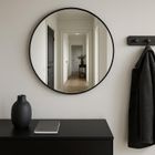 Stilovo, Noor, lustro okrągłe, metalowa rama, 80 cm