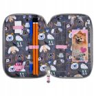 St.Majewski, piórnik rozkładany, potrójny, z wyposażeniem, Sweet Pomeranian