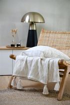 Stof, Balma, koc bawełninany z efektem lnu, 125-150 cm