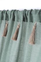 Stof, firana z frędzlami, Ibiza, 140-260 cm