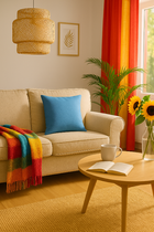 Stof, poszewka ozdobna, bawełniania, Loris, 40-40 cm