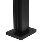 Stojak WC, szczotka do toalety uchwyt na papier, czarny