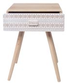 Stolik nocny drewniany, 40-30-54 cm