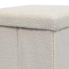 Storage Solutions, pufa ze schowkiem, Boucle Bini, 38-38-38 cm