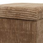 Storage Solutions, pufa ze schowkiem sztruksowa, Tobo, 38-38-38 cm