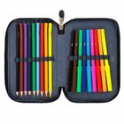 St.Right, piórnik rozkładany, podwójny, z wyposażeniem, Black Cats