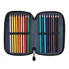 St.Right, piórnik rozkładany, potrójny, z wyposażeniem, Green Game