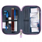 St.Right, piórnik rozkładany, potrójny, z wyposażeniem, Pink Butterflies