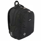 St.Right, plecak szkolny, 3-komorowy, Black Vintage