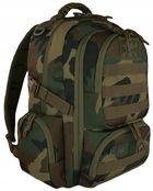 St.Right, plecak szkolny, 4-komorowy, Military Woodland