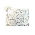 Strigo, Funny Mat, Dinozaury, puzzle do kolorowania