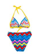 Strój kąpielowy dziewczęcy dwuczęściowy, niebieski, Mariss