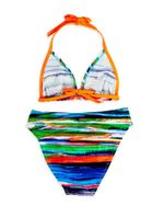 Strój kąpielowy dziewczęcy dwuczęściowy, zielony, Mariss