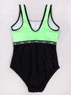 Strój kąpielowy dziewczęcy jednoczęściowy, zielony, Yoclub