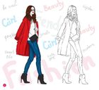 Strojnisie do kolorowania. Fashionista