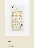 Suatelier, naklejki ozdobne, Misiowy dom