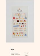 Suatelier, naklejki ozdobne, Tort