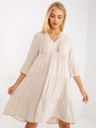 Sukienka damska, beżowa, Eight 2 Nine