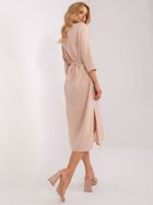 Sukienka damska, beżowa, Lakerta