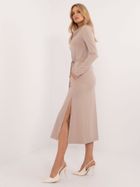 Sukienka damska, beżowa, Lakerta