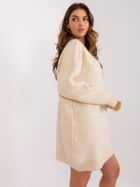 Sukienka damska, beżowa, Rue Paris