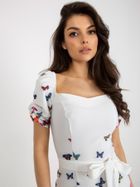 Sukienka damska, biała, Lakerta