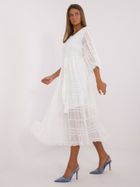 Sukienka damska, biała, Lakerta