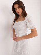 Sukienka damska, biała, Lakerta