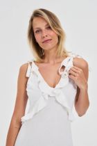 Sukienka damska, biała, Moodo