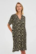 Sukienka damska, czarna, Moodo