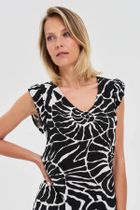 Sukienka damska, czarna, Moodo