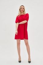 Sukienka damska, czerwona, Moodo