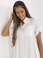 Sukienka damska, ecru, Italy Moda