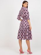 Sukienka damska, fioletowa, Lakerta