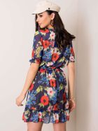 Sukienka damska, granatowa, Lakerta