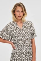 Sukienka damska, khaki, Moodo