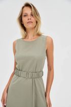 Sukienka damska, khaki, Moodo