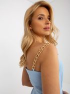 Sukienka damska, niebieska, Lakerta