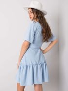 Sukienka damska, niebieska, Lakerta