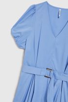 Sukienka damska, niebieska, Moodo