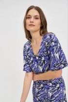 Sukienka damska, niebieska, Moodo