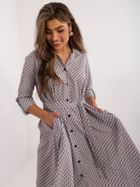 Sukienka damska, szara, Lakerta