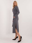 Sukienka damska, szara, Lakerta