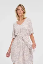 Sukienka damska, szara, Moodo