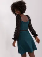 Sukienka damska, turkusowa, Lakerta