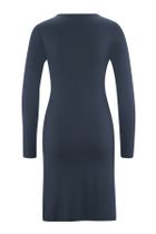 Sukienka damska z długim rękawem, do karmienia, niebieska, Bellybutton