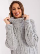 Sukienka damska z wełną, szara, Rue Paris