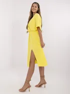 Sukienka damska, żółta, Italy Moda